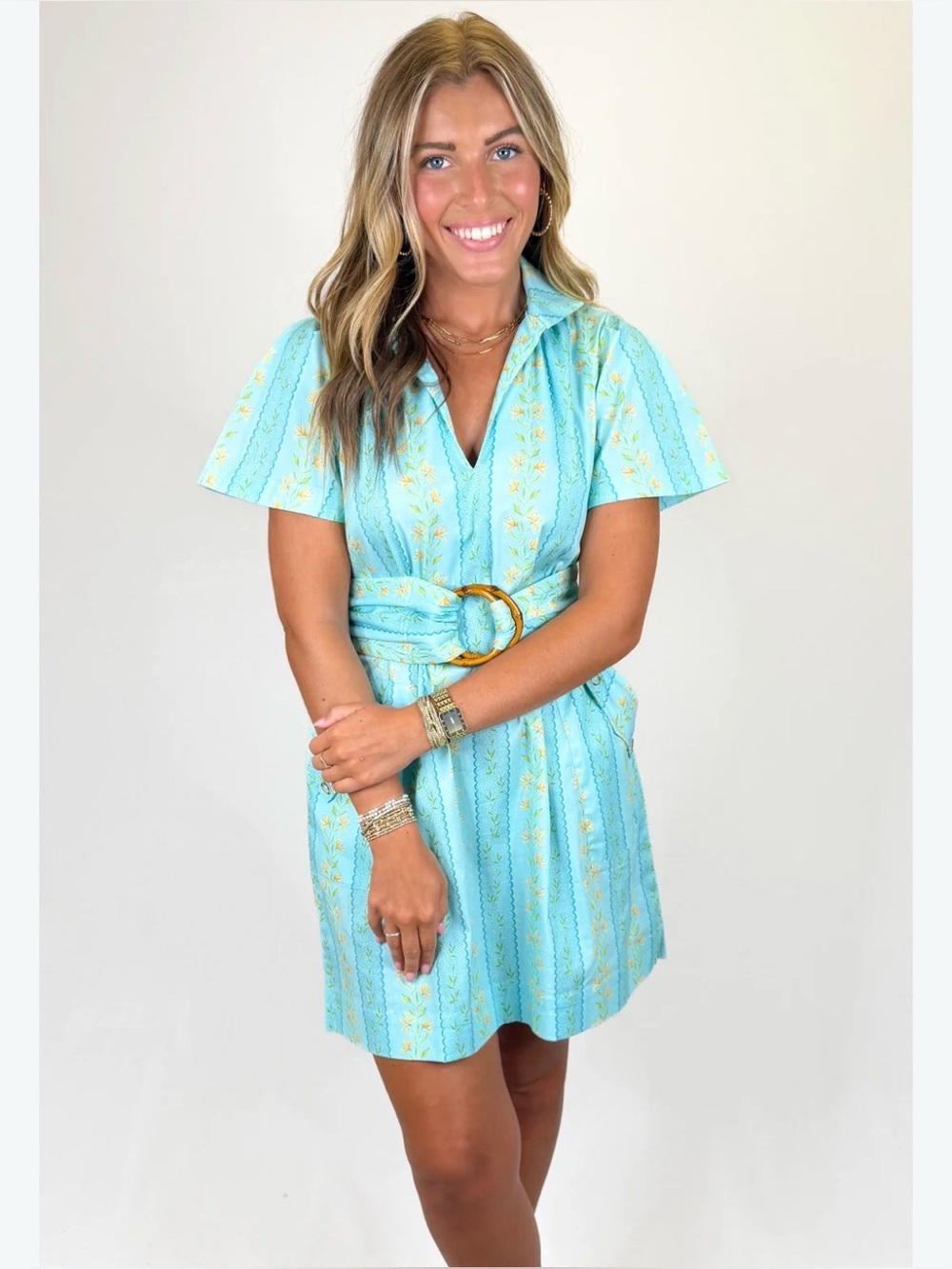 HOLLY SHAE: BROOKE DRESS | HONEYSUCKLE STRIPE NWT